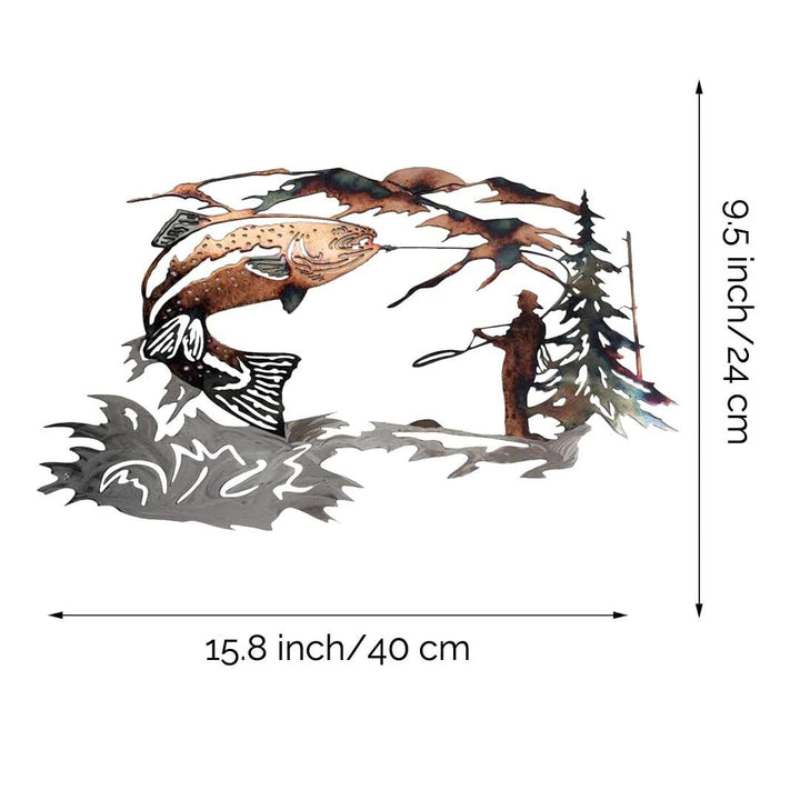 Mallard Duck Alloy Wall Art – Modern Metal Home Decor
