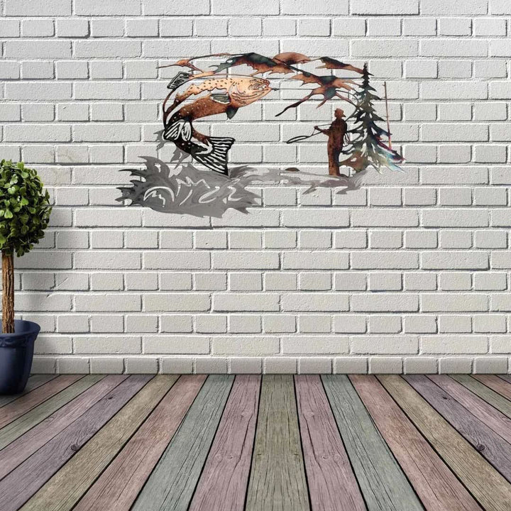 Mallard Duck Alloy Wall Art – Modern Metal Home Decor